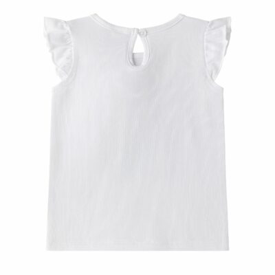 Camiseta conejita con lazo verde
