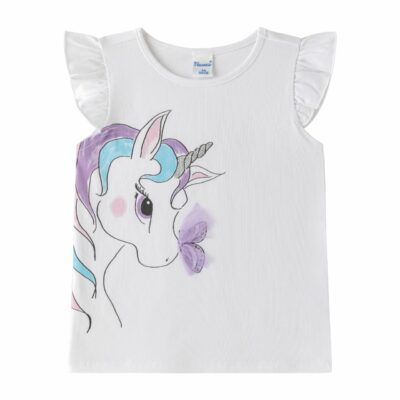 Camiseta Unicornio con tul mariposa