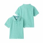 Polo básico verde agua