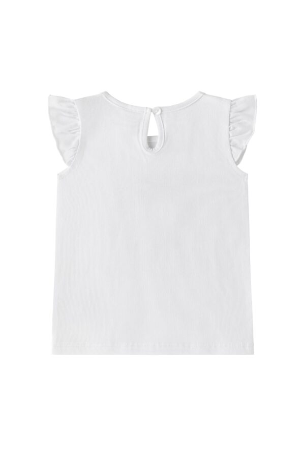 Camiseta unicornio con flor