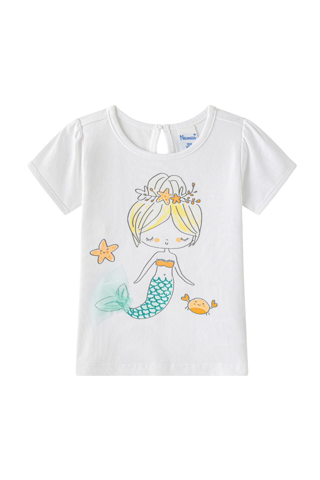 Camiseta sirenita cola tul
