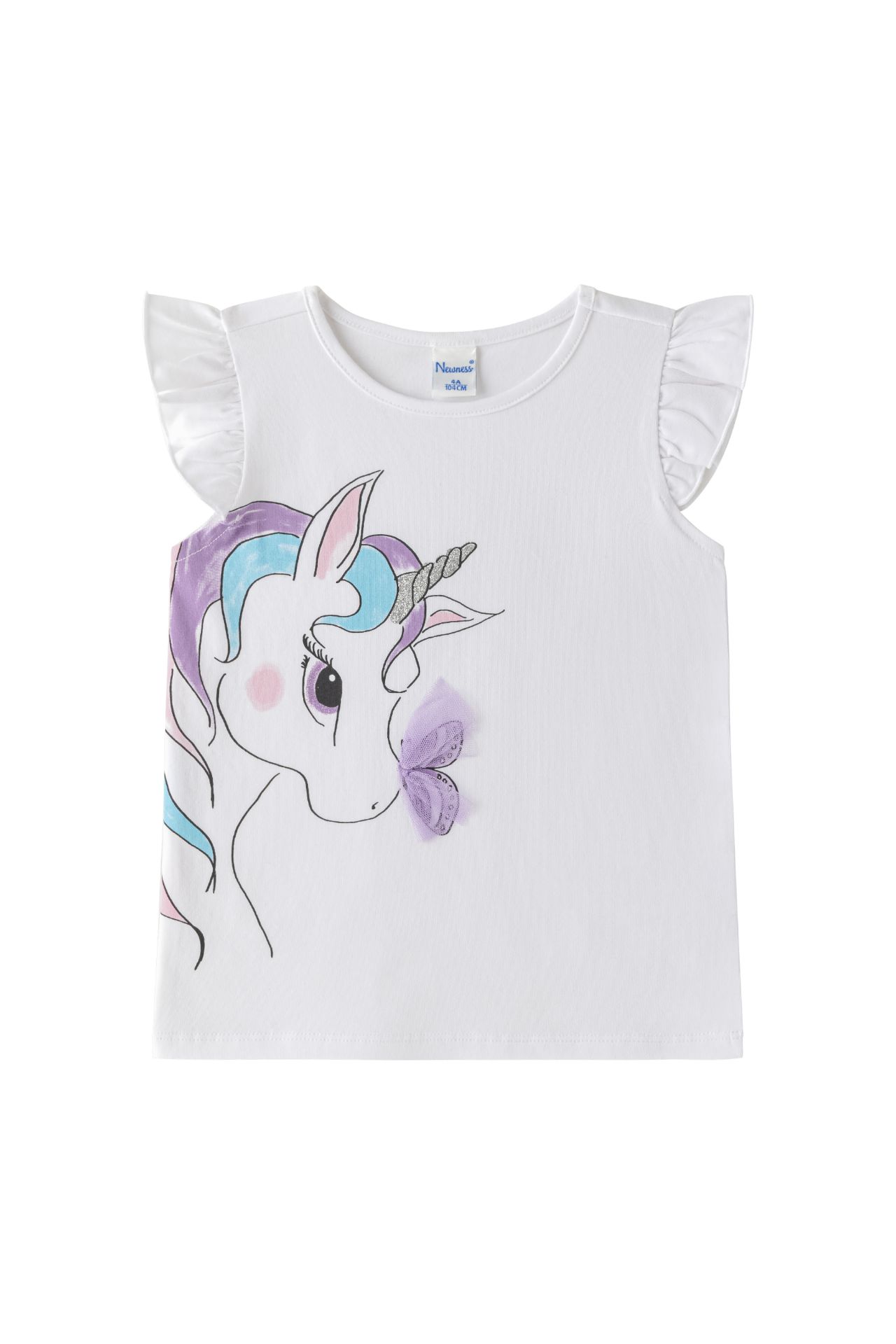 Camiseta Unicornio con tul mariposa