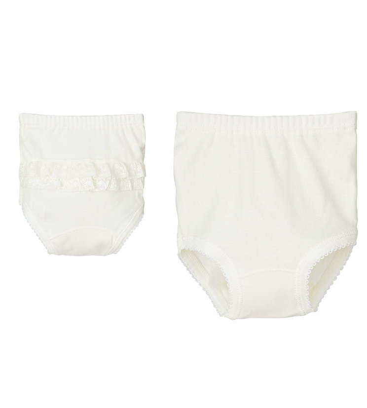 braguita cubre pañal blanca